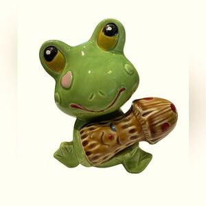 Made in Japan Frog and Mushroom Salt & Pepper Shakers